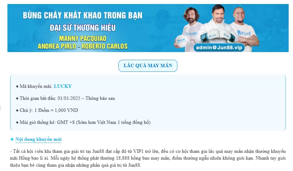 Lợi Ích Khi Nhận Jun88 Tặng Miễn Phí 18.888
